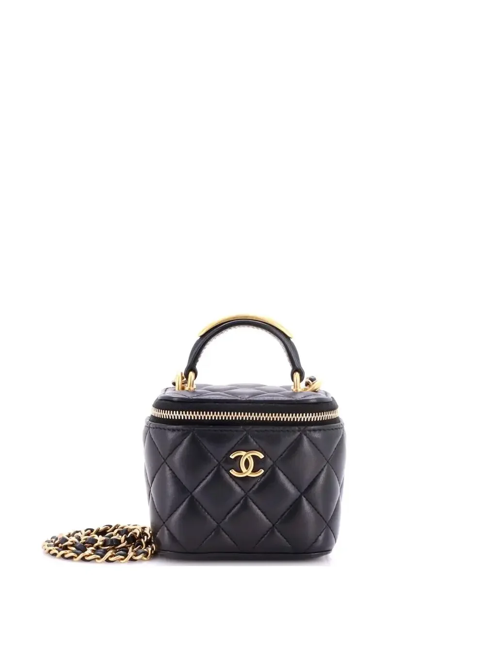 Chanel Cc Top Handle Vanity Case With #343024C33B